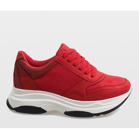 Chaussures de sport rouges 99-15