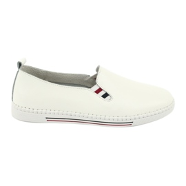 Baskets slipony en cuir Filippo DP066 blanche