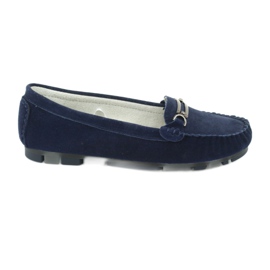Mocassins en cuir suédé Filippo DP 1202 bleu Mocassins en cuir suédé Filippo DP 1202 bleu