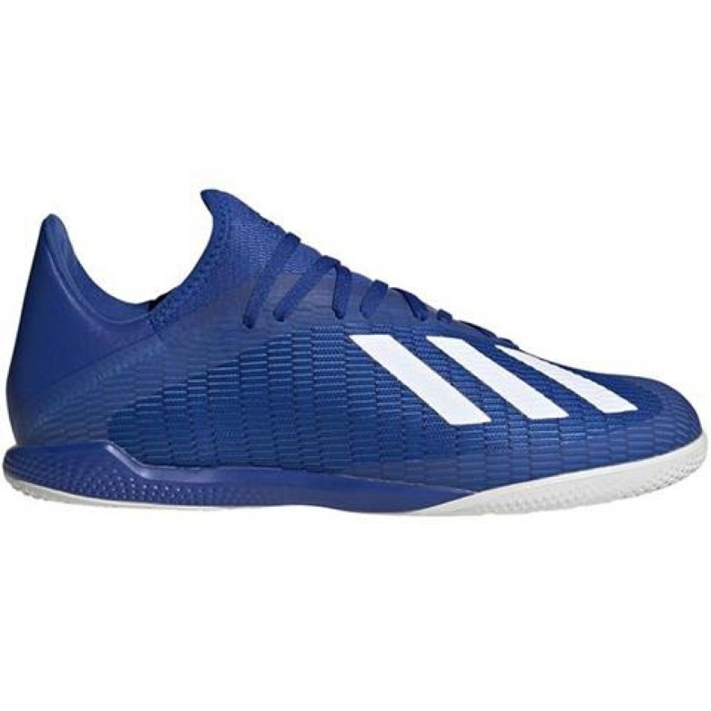Chaussures de football Adidas X 19.3 In M EG7154 bleu bleu Chaussures de football Adidas X 19.3 In M EG7154 bleu bleu