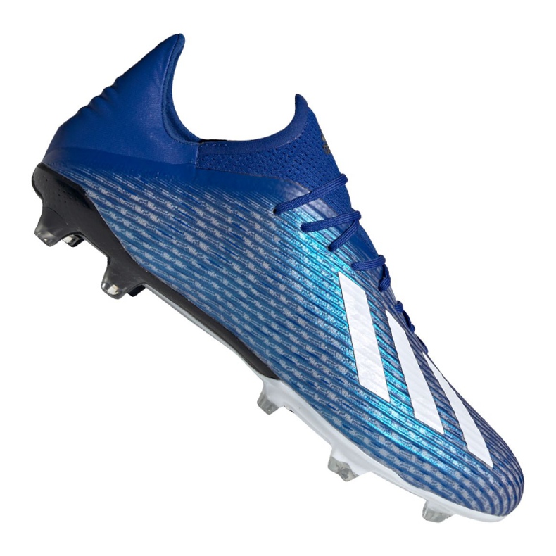 Chaussures Adidas X 19.2 Fg M EG7128 bleu bleu Chaussures Adidas X 19.2 Fg M EG7128 bleu bleu