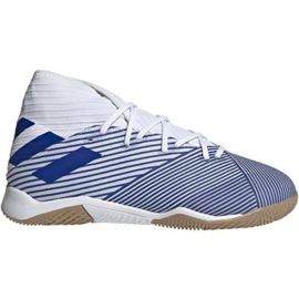 Chaussures indoor adidas Nemeziz 19.3 In Jr EG7241 multicolore blanc