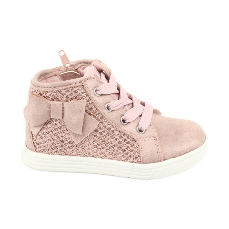 Chaussures de sport fille American Club GC17 rose