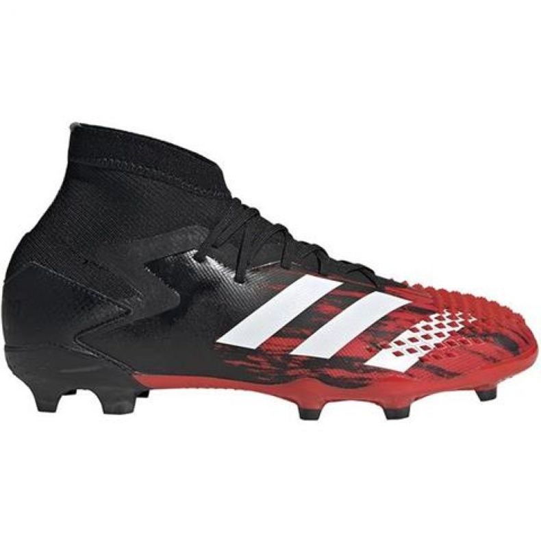 Chaussures de foot Adidas Predator 20.1 Fg Jr EF1992 multicolore le noir Chaussures de foot Adidas Predator 20.1 Fg Jr EF1992 multicolore le noir