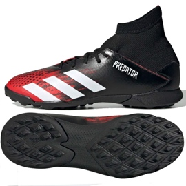 Chaussures de foot Adidas Predator 20.3 Tf Jr EF1950 multicolore le noir