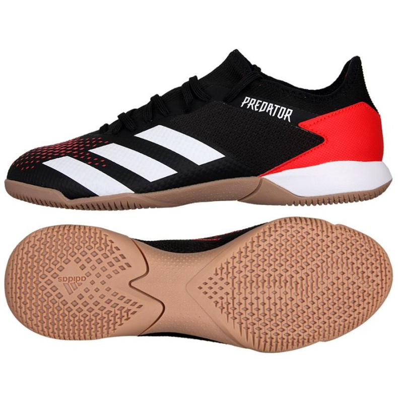 Chaussures d'intérieur adidas Predator 20.3 In M EF1993 multicolore le noir