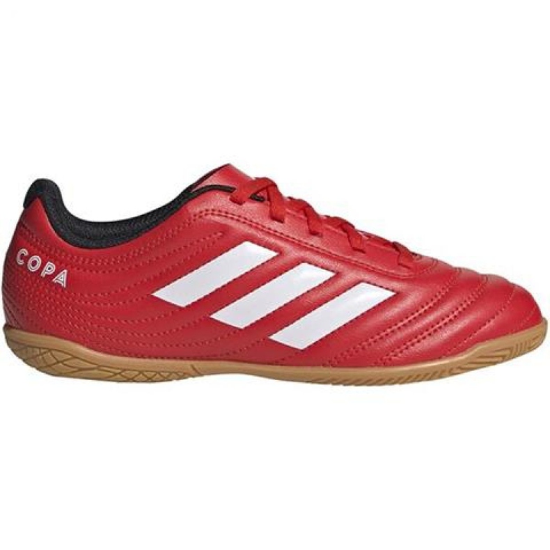 Chaussures d'intérieur adidas Copa 20.4 In Jr EF1928 rouge rouge