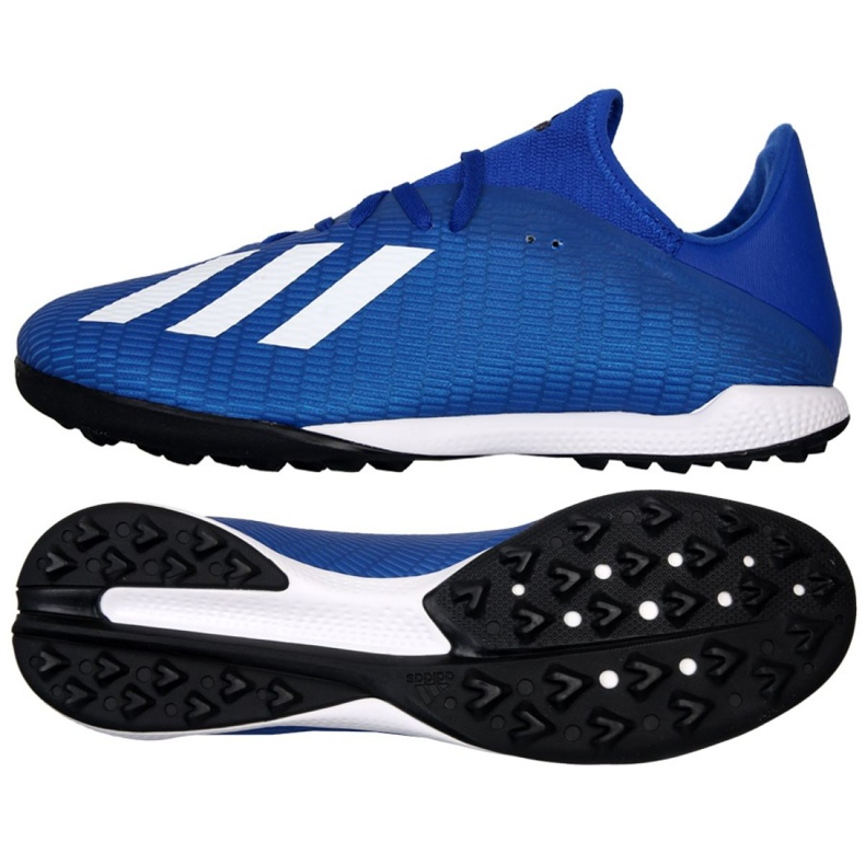 Chaussures de foot Adidas X 19.3 Tf M EG7155 bleu bleu