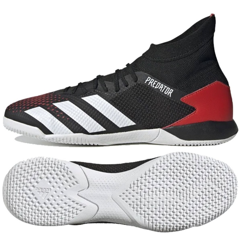 Chaussures d'intérieur adidas Predator 20.3 In M EF2209 multicolore noir