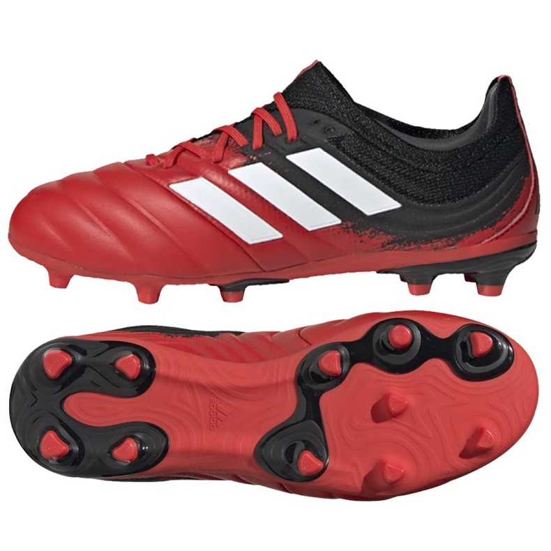 Chaussures de football Adidas Copa 20.1 Fg Jr EF1909 rouge rouge