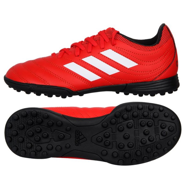 Chaussures de foot Adidas Copa 20.3 Tf Jr F1922 rouge oranges et rouges Chaussures de foot Adidas Copa 20.3 Tf Jr F1922 rouge oranges et rouges