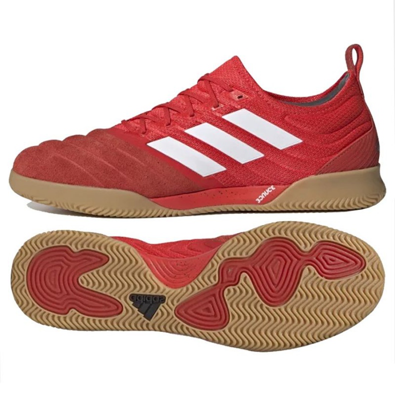Chaussures d'intérieur adidas Copa 20.1 In M G28623 rouge oranges et rouges