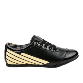 Chaussures de jazz noires chaussures classiques 028-1