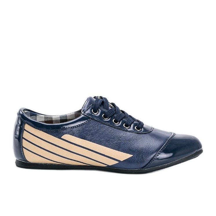 Chaussures de jazz classiques bleu marine 028-1