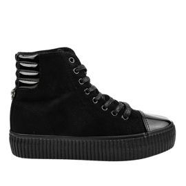 Baskets noires sur la plateforme pour femmes TL-53