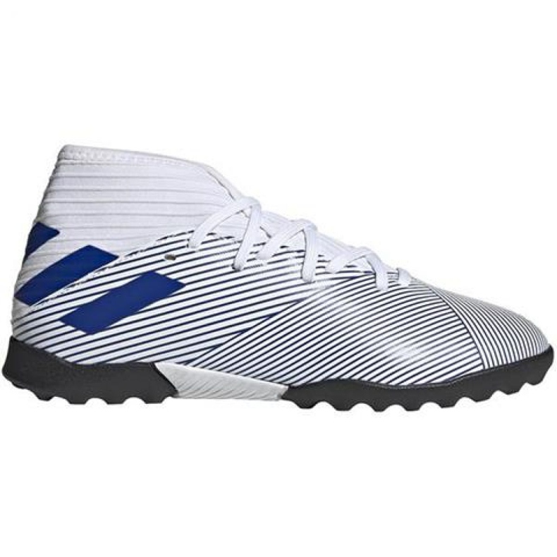 Chaussures de foot Adidas Nemeziz 19.3 Tf Jr EG7235 multicolore blanche Chaussures de foot Adidas Nemeziz 19.3 Tf Jr EG7235 multicolore blanche