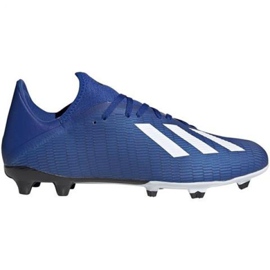 Chaussures de foot Adidas X 19.3 Fg M EG7130 bleu bleu