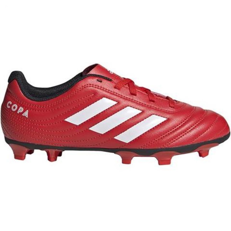 Chaussures de foot Adidas Copa 20.4 Fg Jr EF1919 rouge oranges et rouges
