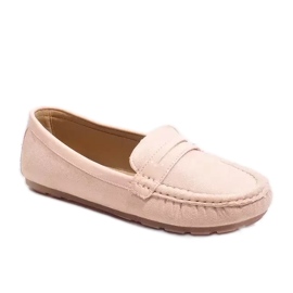 Mocassins roses à boucle FM2958-3