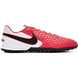 Chaussures de football Nike Tiempo Legend 8 Academy Tf AT6100 606 or rouge