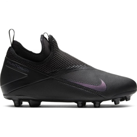 Chaussures de football Nike Phantom Vsn 2 Academy Df FG / MG Jr CD4059-010 noir noir