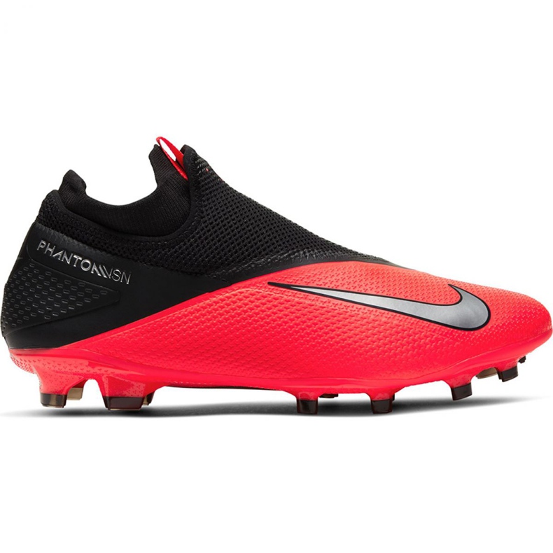 Nike Phantom Vsn 2 Pro Df Fg M CD4162-606 chaussures de football rouge rouge