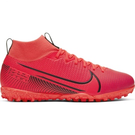 Chaussures de football Nike Mercurial Superfly 7 Academy Tf Jr AT8143-606 rouge rouge