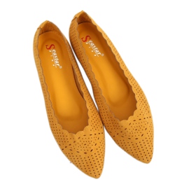 Ballerines ajourées miel NK18P Jaune