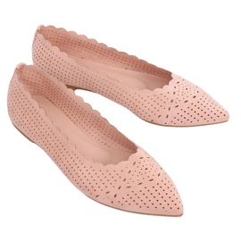 Ballerines ajourées roses NK18P Rose