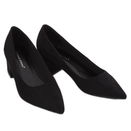 Escarpins talons bas noir A-3370 Noir le noir Escarpins talons bas noir A-3370 Noir le noir