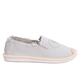 Espadrilles grises pour femme NB273P LT.GRAY