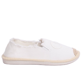 Espadrilles blanches pour femmes NB273P Blanc
