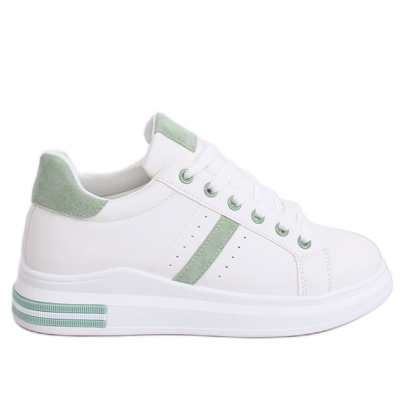 Chaussures de sport femme blanches BL201P Vert