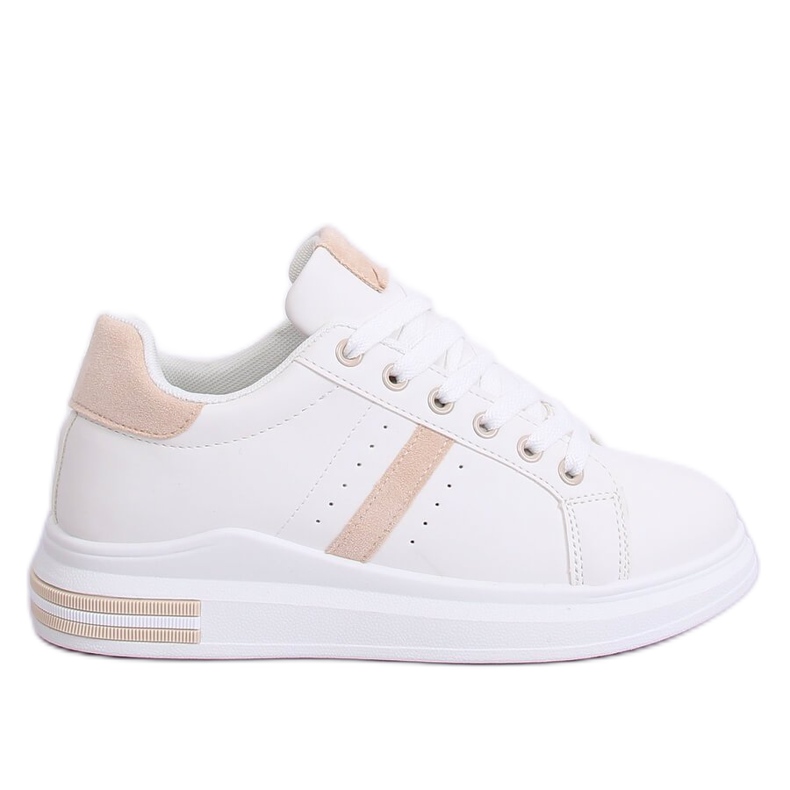 Chaussures de sport femme blanches BL201P Beige