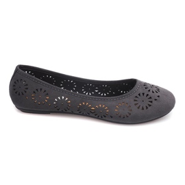 Ballerines Ajourées A009 Gris