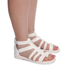 Sandales romaines LEI-109 Blanc