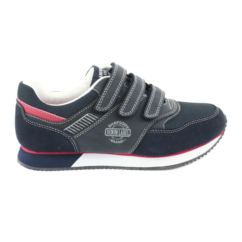 American Club Chaussures américaines RH21 bleu marine rouge