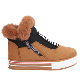 Baskets isolées marron NB311 Camel II Qualité brun