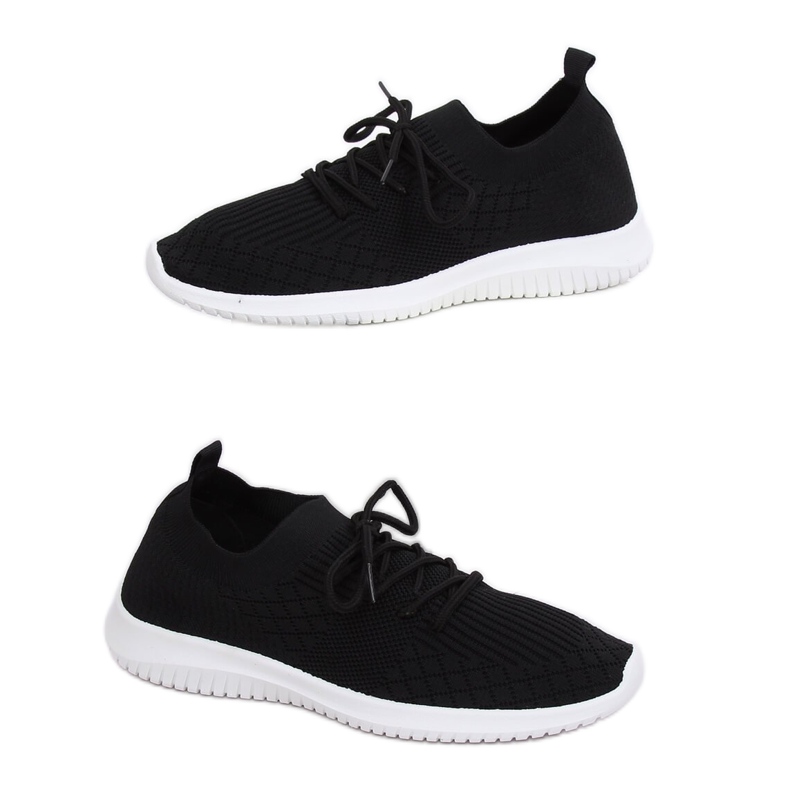 Chaussures de sport noires 7753-Y Noir le noir