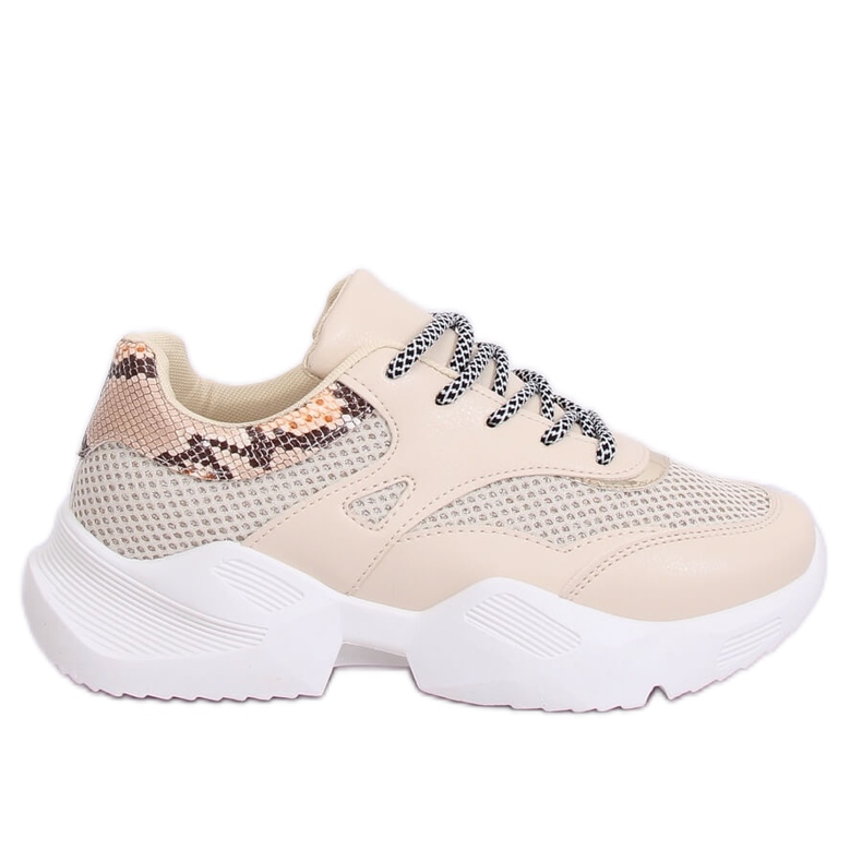 Chaussures de sport femme beiges BL192P Beige