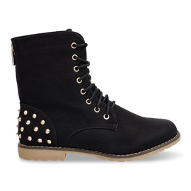 Bottes richement décorées 1511-2 noir le noir