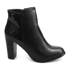 Bottines Vernies F034 Noir