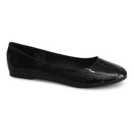 Ballerines laquées ZP-47A Noir