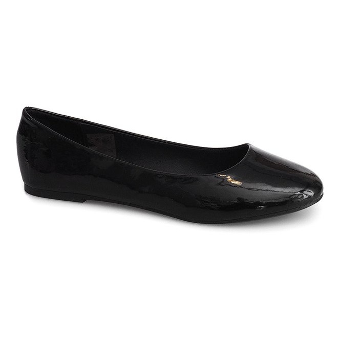 Ballerines laquées ZP-47A Noir le noir