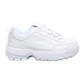 Chaussures de sport à la mode blanches DSC81-2