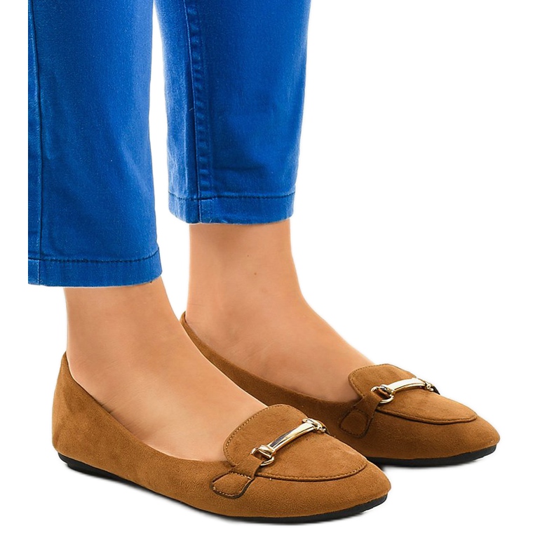 BM Mocassins marron de ballerines 2S2018-56 brun