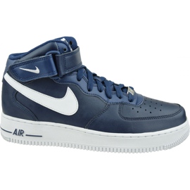 Nike Air Force 1 Mid '07 M CK4370-400 chaussures bleu marin Nike Air Force 1 Mid '07 M CK4370-400 chaussures bleu marin