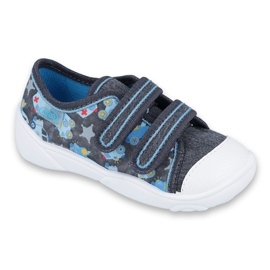 Chaussures enfant Befado 907P104 bleu gris multicolore