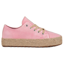 Kylie Espadrilles élégantes rose Kylie Espadrilles élégantes rose