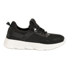 Marquiz Chaussures de sport à enfiler noir